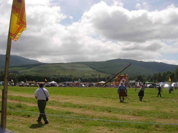 Caber Tossing!