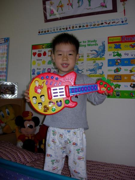 Andy and his guitar.