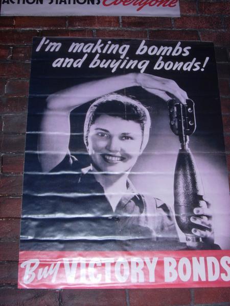 A poster at the War Museum