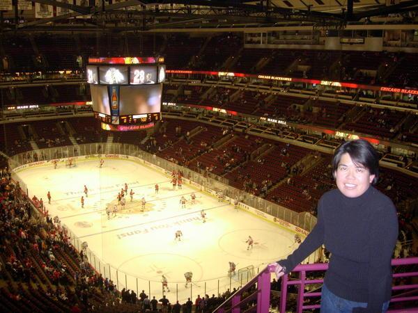 At the United Centre in Chicago.