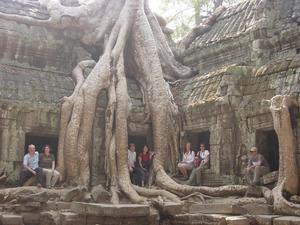 At the temples of Angkor