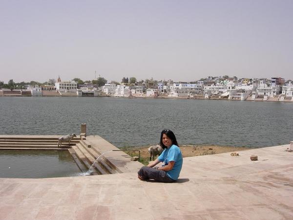 By the holy lake in Pushkar