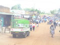 Ugandan roads packed with people