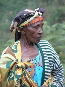 One of the elders of Nkuringo