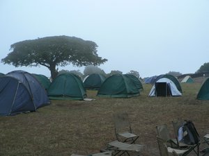 Morning at the top of Ngorongoro