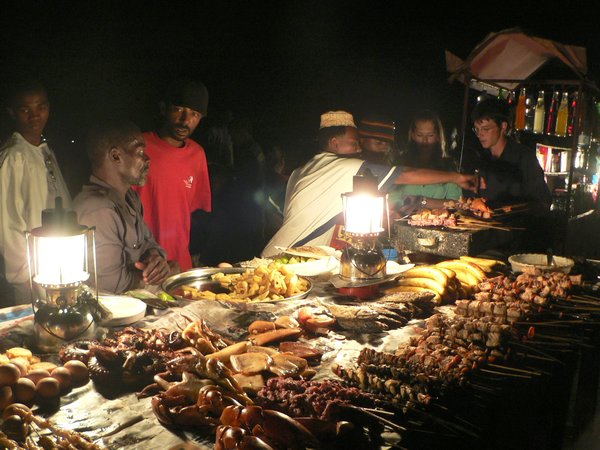 The fish markets in StoneTown