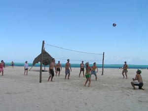 Gotta love beach volleyball 