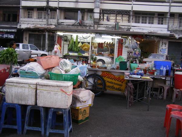 A typical food stall
