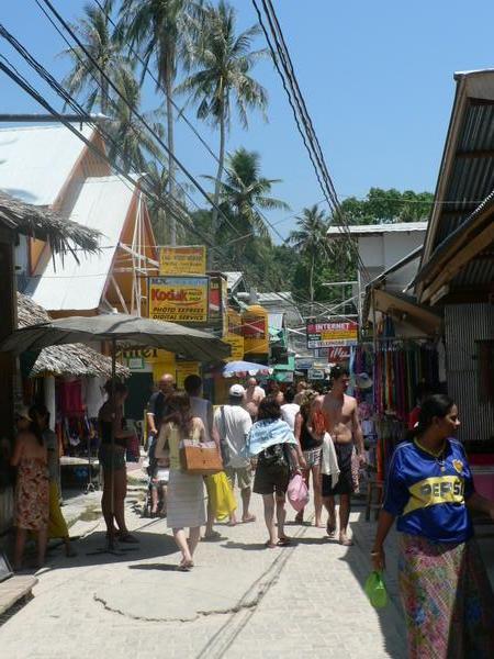 The streets of Phi Phi Don