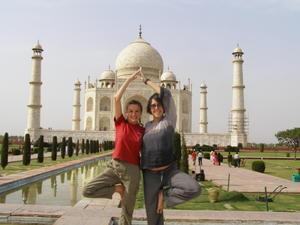 Yoga at the Taj
