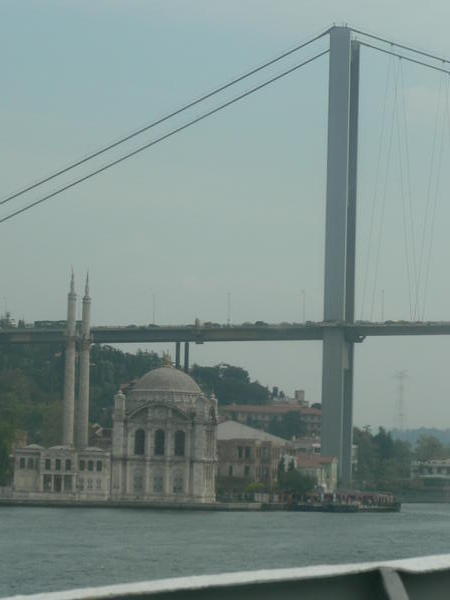 Ortakoy Camii with its two minarets