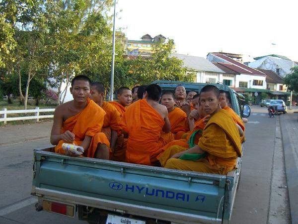 Monks in Pakse