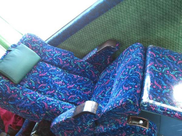 My seat on the bus