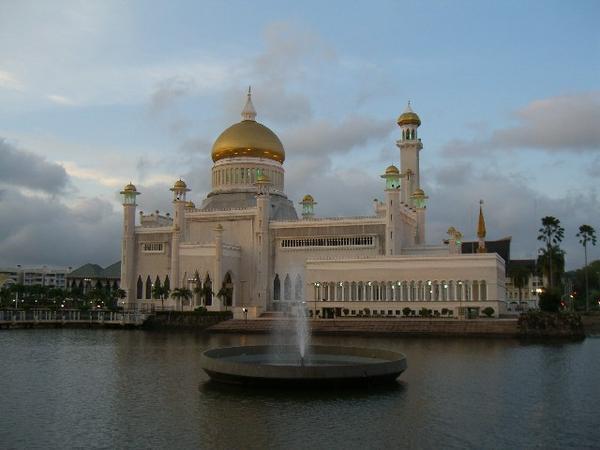 Omar Mosque at dusk