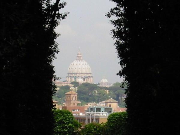 St. Peters from the Garden