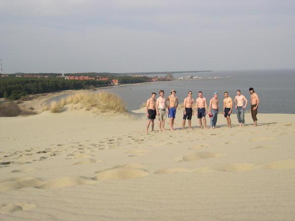 The guys at the Neringa dunes