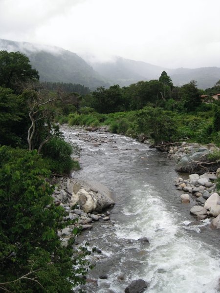 One of the rivers flowing through Boquete