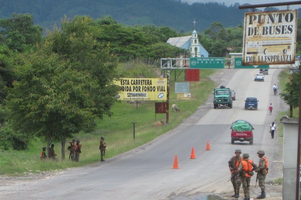 Military checkpoint