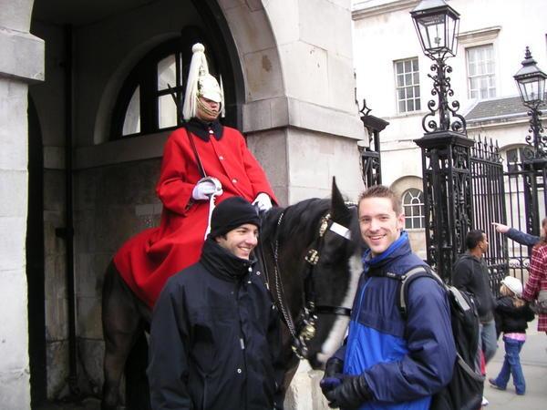 Slyvian and I with a horse guard