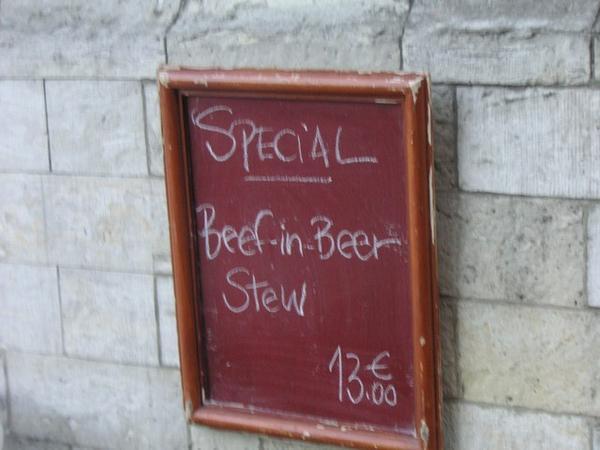 Beer Stew: one way of incrasing their beer consumption