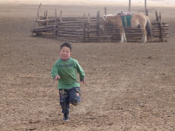 Our first Mongolian friend