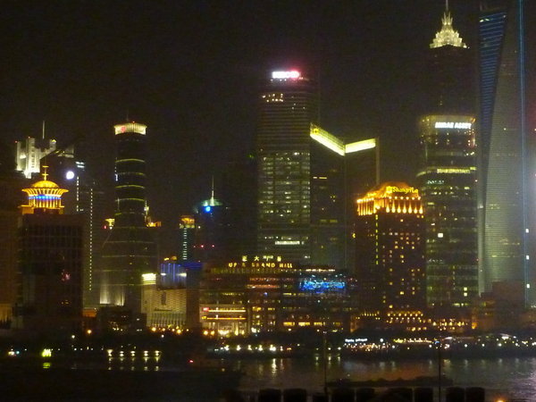 Shanghai Business District by night