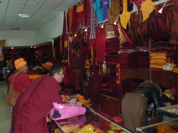Monks shopping...