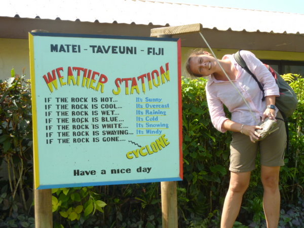 Fiji's low-tech weather station