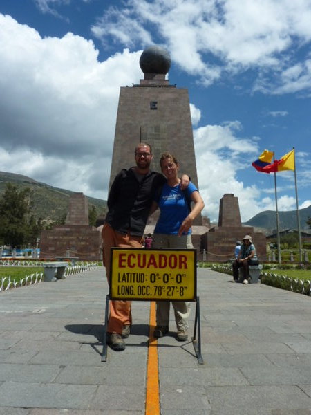 On the equator,