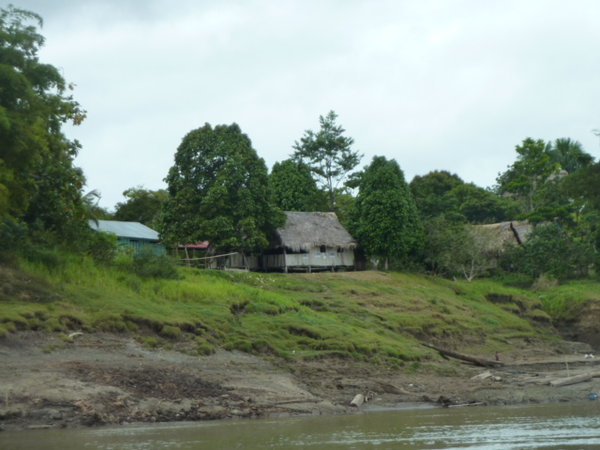 River home on the way to Iquitos