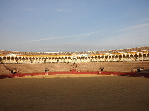 The Bullfighting Arena in Sevilla