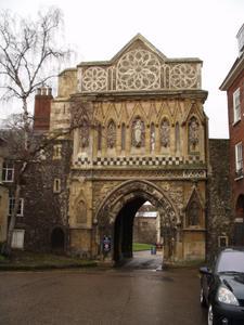 Archway leading into the Cathedral