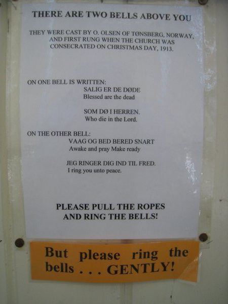 Church Bell Rules