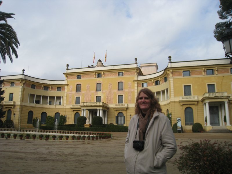 Margaret at the Palau Real