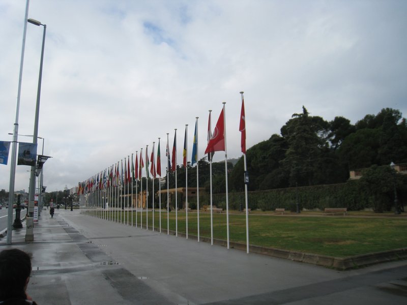 Flags at Front of Palace