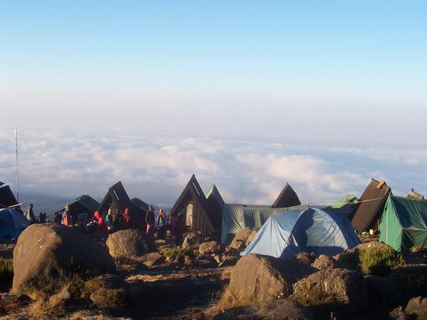 Camp among the clouds