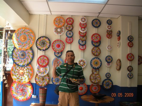 me and cart-wheels of different sizes and patterns