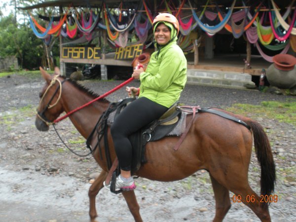 Ritu on horsebck