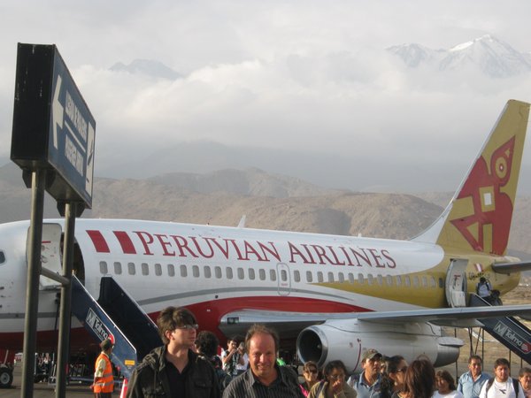 Arriving in Arequipa