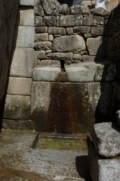 Irrigation system at Machupicchu