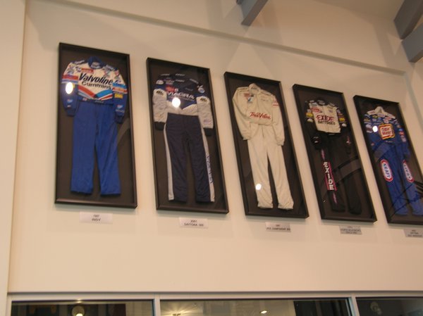 Some of the race suits