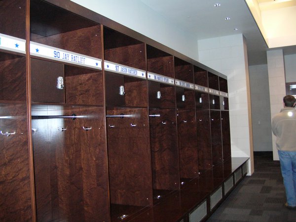 More of the locker room