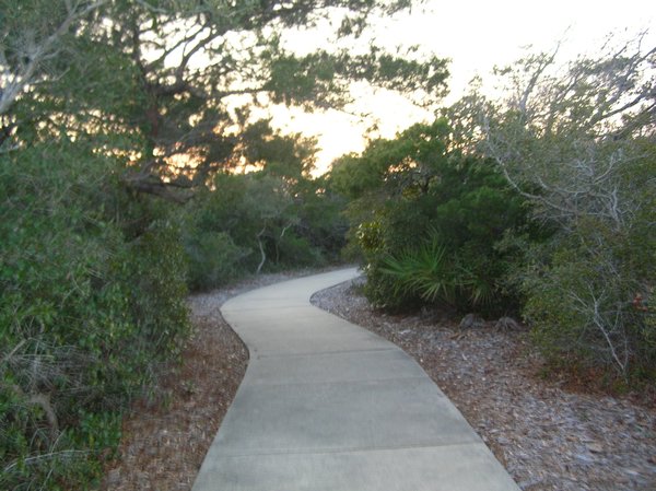 Path to campground