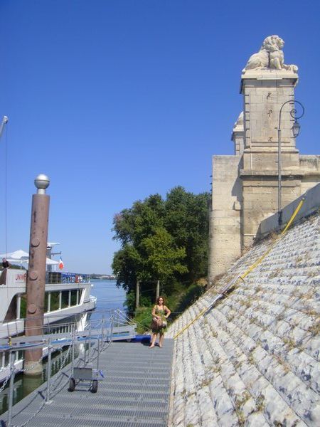 The dock at Arles