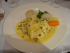 Turbot in Champagne sauce