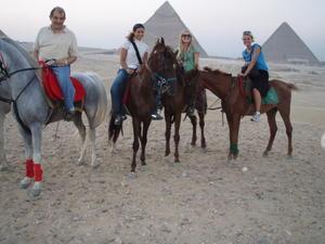 Horse Riding by the Pyramids