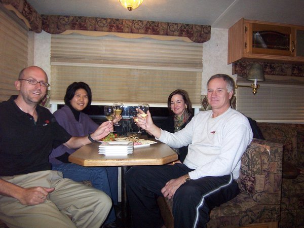 First Guests in the RV