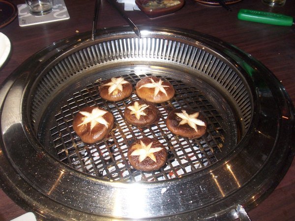 Mushrooms on the Grill