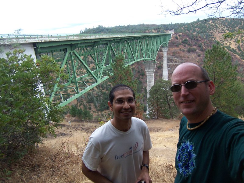 Anoop and I at Tallest CA Bridge