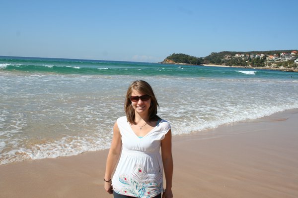 Jessa on the beach